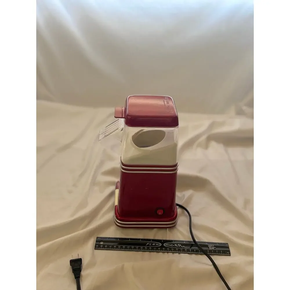 Nostalgia Electrics Mini Retro Popcorn Maker RHP310 Red Hot Air Popper 1950s